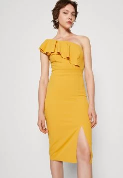 Wal G Andy Ruffle Midi - Cocktailjurk - Mango -Wal G ed64400545dd4f75a8deaaa3d7aad3f3