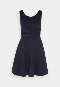 Wal G Jaqueline Skater Dress - Jerseyjurk - Navy Blue -Wal G edfba43d8d2e47858d3ba7fa0805b599