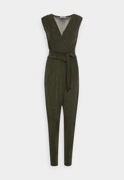 Wal G Wonda V Neck - Jumpsuit - Olive Green