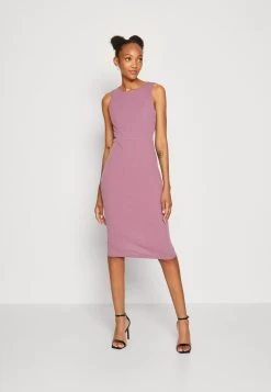 Wal G Petra Ruffle Midi - Jerseyjurk - Mauve Pink -Wal G ef363a90ea4342f99731146c61e586c9