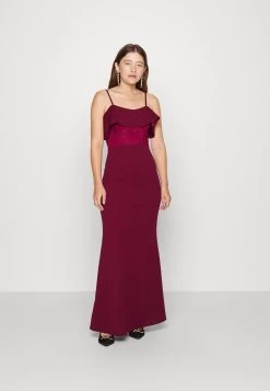Mita Ruffle Maxi - Galajurk - Wine