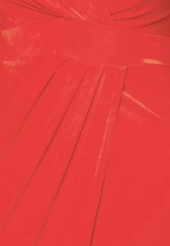 Mag V Neck Midi - Jurk - Red -Wal G f3eb144d2f6a4757a1b11461209ad1c6