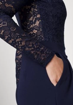 Wal G Blake Long Sleeve - Jumpsuit - Navy Blue -Wal G f434bb275e184237a7eb395daade0df9