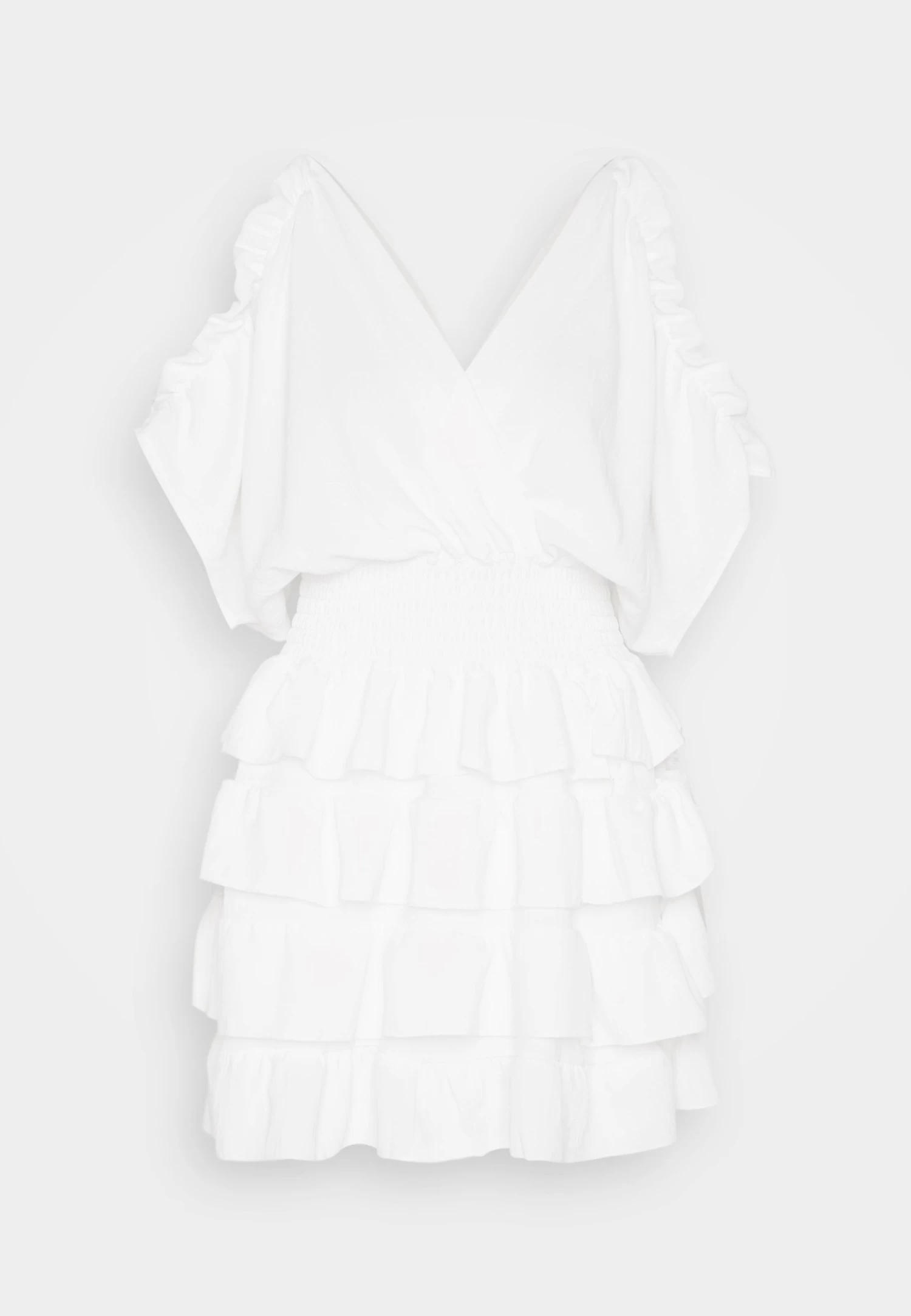 Wal G Cruise Collection Sanjila Ruffle Dress - Jurk - White 7 Wal G Cruise Collection Sanjila Ruffle Dress - Jurk - White - Afbeelding 5