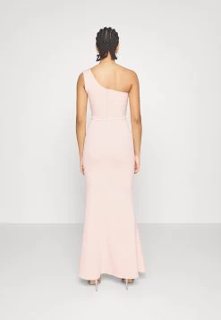 Wal G Wedding Gina Shoulder Maxi - Galajurk - Peach -Wal G f556e25b87a94dfbbc12b3786618c55d