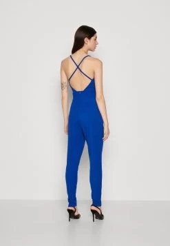 Wal G Marsha Back Strappy - Jumpsuit - Electric Blue -Wal G f6b99e6587b241b7bf968cf53bfaab56
