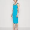 Wal G Ben Square Neck Midi - Cocktailjurk - Mediterranean Blue 2 Wal G Ben Square Neck Midi - Cocktailjurk - Mediterranean Blue -Wal G f86c2231ba1e44ef9fb260adf5b9490d