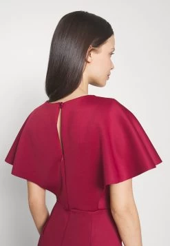 Wedding Petite Betty Wrap Midi Dress - Etui-Jurk - Wine -Wal G f8d8d81a117e4970906e0851e99dd165