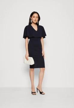 Wal G Ronny Cape Midi - Jerseyjurk - Navy Blue -Wal G fb5db087e9264a51aeddfdc55a0d4151