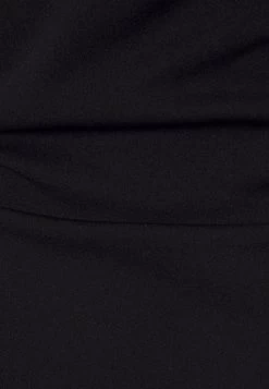 Contrast Frill Sleeve Midi Dress - Jerseyjurk - Black/White -Wal G fd488117a74b4bfab81162d473d26751