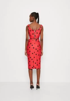 Wal G Valentines Heart Crop - Top - Red/Black -Wal G fea9f832605c4ec5b290cd0048ae0cb3